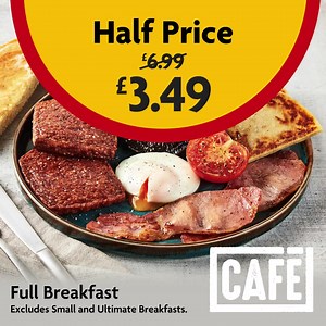 1.5K reactions · 262 shares | Another way to save, with a half price cafe breakfast  Can't be used with any other offer. | Morrisons | Facebook