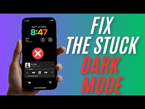 How to Fix iPhone Stuck in Dark Mode After iOS 18 Update