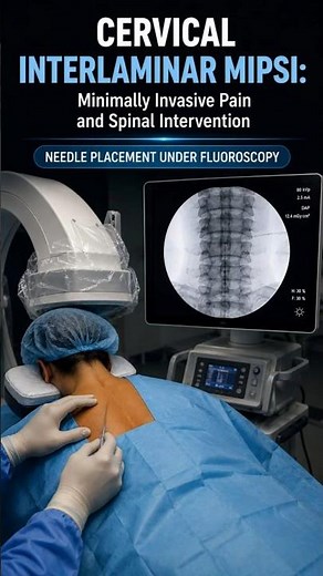 C7-T1 Cervical Epidural Injection | Fluoroscopy Guided CESI | Pain Medicine Pearl#1 #painmanagement