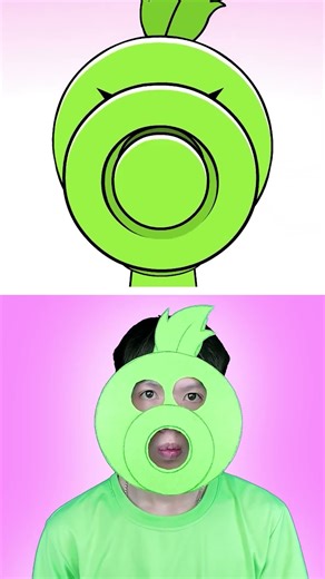 ❤️ OC Peashooter in Real life ❤️ #phase #incredibox