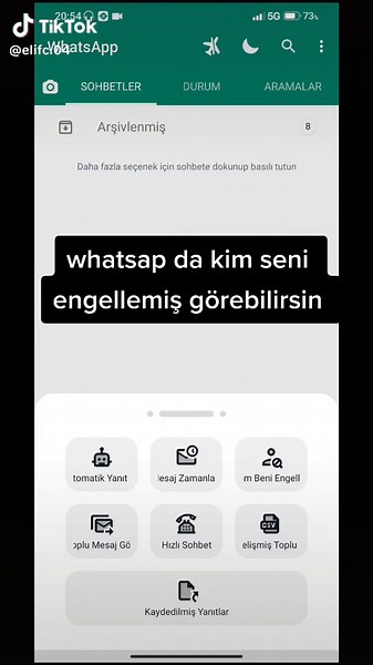 WhatsApp Aero ile Engelleyenleri Görme Yöntemleri