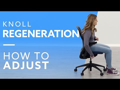 How To: Knoll Regeneration Office Chair Adjustments