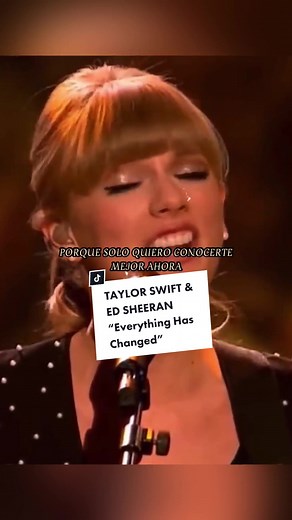 Everything Has Changed - @Taylor Swift & @Ed Sheeran - live | Letra en español #taylorswift #swifties #edsheeran #everythinghaschanged #redtaylorsversion #taylornation @Taylor Nation