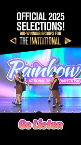 💛 "Go Listen" from First Class Dance Center-San Marcos, TX has received an BID to attend The Invitational: A Global Dance Experience in Dallas! This exclusive event brings together only the highest-level routines from across multiple competitions and conventions. Registration closes June 23rd! ✨ #theinvitational2025 #rainbowcomp #texasdance | Rainbow Dance Competition