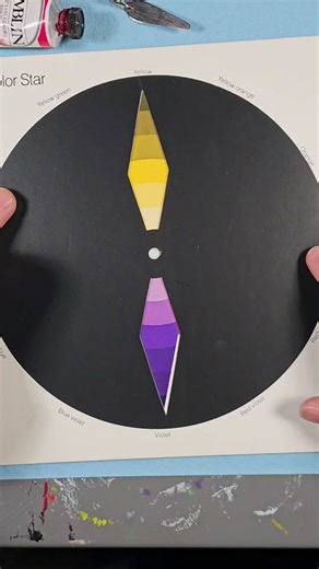 Fixing the Color Star with the Nix Mini 3. get 15% off yours with code NERDMINI3 until Oct 31! #artandscience #colorwheel #colortheory