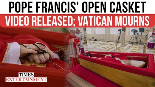 Vatican Releases Pope Francis’ Open Casket Video | Final Farewell Goes Viral