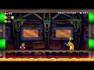 New Super Mario Bros. U Boss 6 - Iggy Koopa