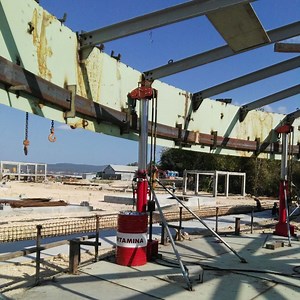 [Hot Item] High Capacity Two Stage Hydraulic Lifting Jacks for Construction