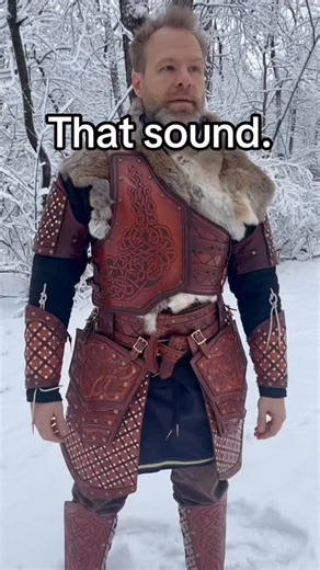 There’s nothing quite like the sound of creaking leather. #leatherarmor #leathercreak #asmrleather | Armoset Leather