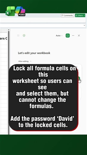 How to Protect & Lock your Excel Cells with Copilot