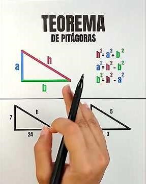 TEOREMA DE PITÁGORAS desde cero | ¡Súper fácil de entender!
