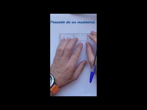 Trazado de una mediatriz
