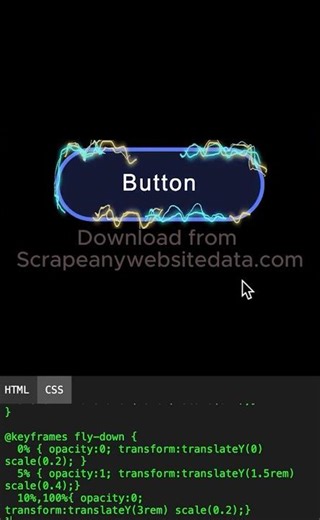 Button Hover Lightning Animation CSS ASMR | Satisfying Coding Effects