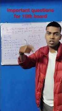 🔥 Class 10 Boards IMPORTANT! Linear equations in 2 variables made easy #Class10Maths#LinearEquation