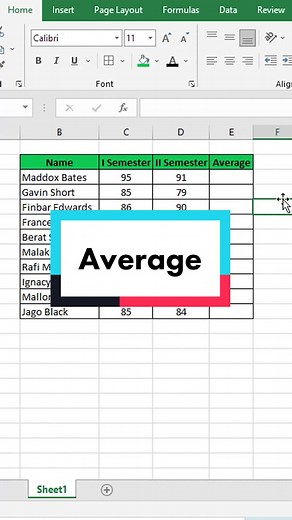 How to Calculate Average in Excel - Easy Tutorial