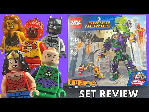 REVIEW: LEGO Justice League "Lex Luthor Mech Takedown" Set 76097