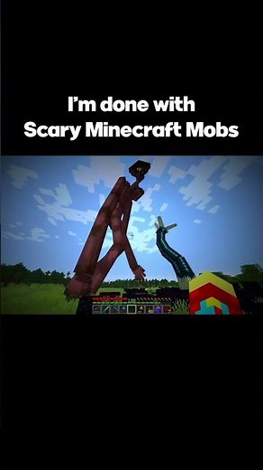 Hunting Scary Minecraft Mobs, Tentacle Monster.