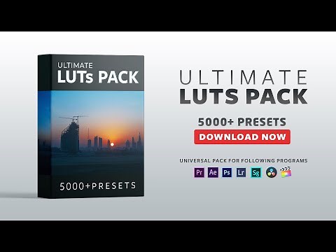 Ultimate LUTS PACK - How to Use Luts in Adobe Premiere Pro