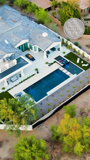 2025 🌎’s Greatest Pools Video Award: Scottsdale Modern Monochrome ✨ . . . #calpools #worldsgreatestpools #azpoolbuilder #arizonapools #azpoolcompany #backyardgoals #poolsofinstagram #arizonapoolbuilder #dreambackyard | California Pools & Landscape a Cody Pools company