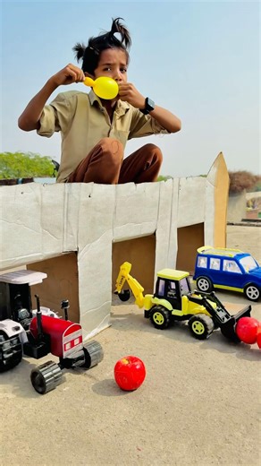 Remote Control Jcb And Dumper Truck tractor Unboxing And Testing Short Video #automobile #ytshorts