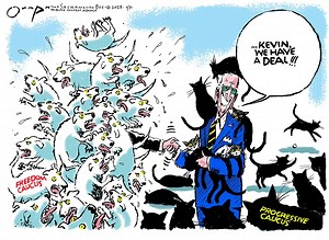 Editorial cartoons for June 4, 2023: Debt ceiling deal, GOP presidential field, AI worries