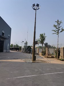 [Hot Item] Electric Telescopic Lighting Mast for Surveillance Camera Temporary Monitoring