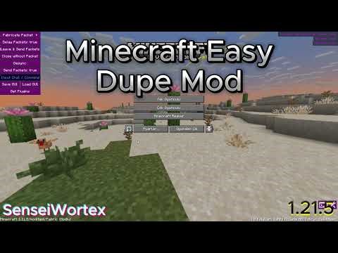 MİNECRAFT EASY DUPE MODE (FİX)