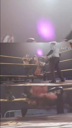 Single Leg Boston Crab…on the ropes!?