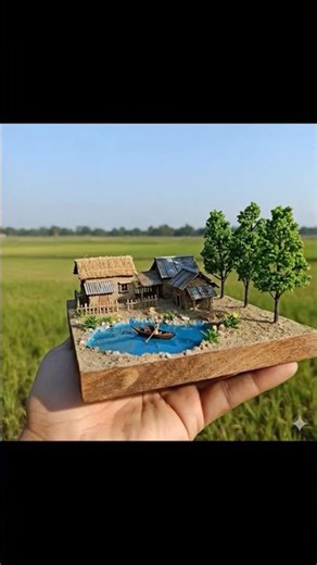 Miniature model idea 6.#handmade #miniature #homedecor #craft #viralreelsシ