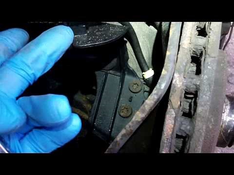 Mercedes clk 320 front wheel abs sensor removal/replacement..w202,w208,r170