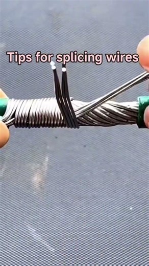 Tips for Splicing Wires ⚡ #electric #electrical #tips #tutorial #electrician