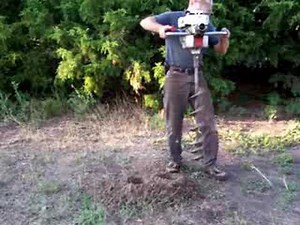 Auto Auger post hole digger