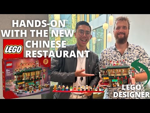 LEGO 2024 Chinese Restaurant! Hands-on with the new Spring Lantern Festival Set!