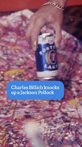 14K views · 84 reactions | In 1978, artist Charles Billich demonstrated his unusual technique for creating "fake Jackson Pollock" paintings. | ABC Arts | Facebook