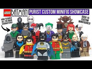 LEGO BATMAN: The Animated Series Custom Minifigure Collection Showcase