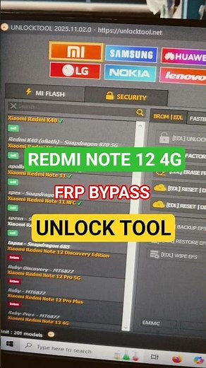 Redmi Note12 4G Frp Bypass Unlock Tool ( Testpoint ) #foryou #shorts #frp #unlocktool #redmi
