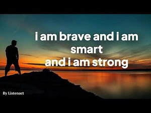 I Am Brave, Smart, and Strong 💪 | Easy English Sentence Song for Beginners | Listenact