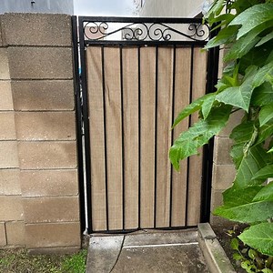 Custom Gate Privacy Screen Panel - Walnut Shade Barrier - Etsy
