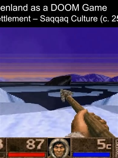 History of Greenland as a DOOM Game (A.I. Video) #ai #aivideo #history #gaming #nostalgia