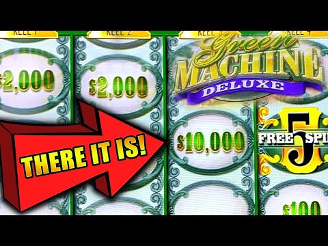 GREEN MACHINE DELUXE ★ MASSIVE JACKPOT & BETS ➜ HIGH LIMIT SLOTS