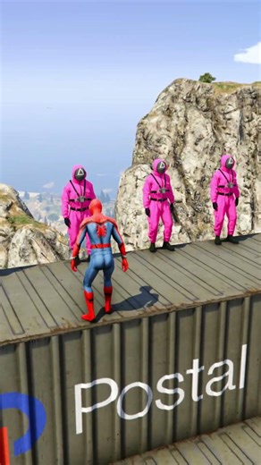 GTA 5 Spiderman Crosses the Line with a High Risk Drop Ep 259 #shorts #gta