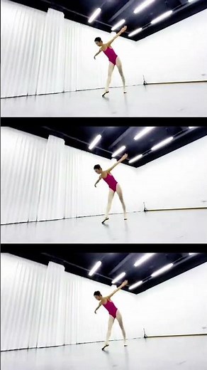 Simply Stunning ❤️🩰 Girl in Red Leotard Shows Superb Dance Skills