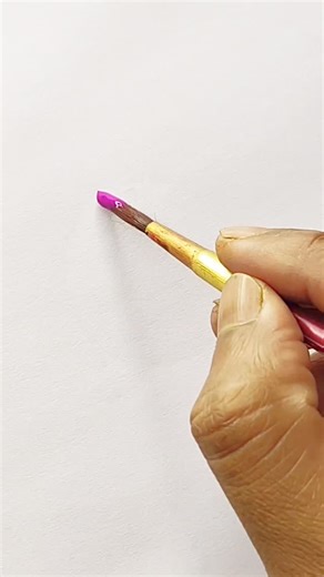 Shiba Art on Instagram: "Pink ladybug painting for kids #painting #viral #reels"