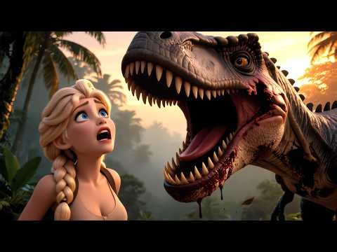 Elsa & Astrid vs. the Mutant T-Rex | Jurassic Park