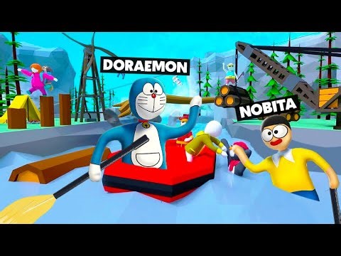 DORAEMON And NOBITA In New World In HFF !!!