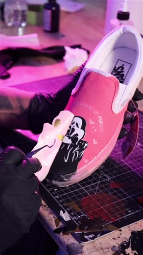 Custom Ghostface Shoes: Wearable Nightmares