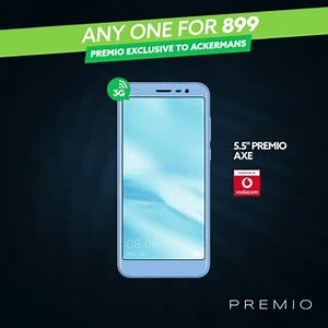 8.4K views · 97 reactions | Exclusive to Ackermans – get any of these Premio phones for only 899. While stocks last, so hurry! | Ackermans | Facebook
