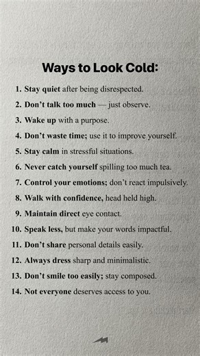 10 Ways to Look Cold and Untouchable #darkpsychology #psycholgyfacts #shorts