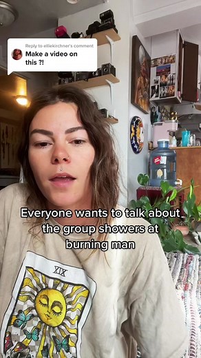 Replying to @elliekirchner group showers at burning man explained - worth it? Aka how do you shower at #burningman #burningman2022