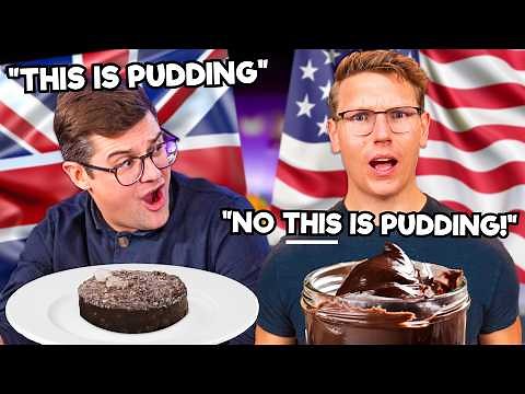 UK vs USA Food Fight | 5 Dishes, SAME name VERY Different! ft ‪@mythicalkitchen‬​ ⁠‪@TastingHistory‬